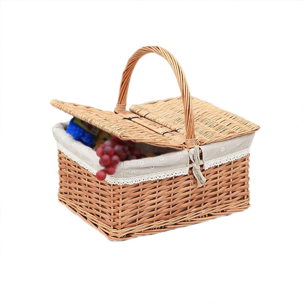 Amazon.co.jp: ピクニックバスケットセット、ピクニック